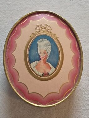 VINTAGE DU BARRY FACE POWDER EMPTY BOX BY Richard Hudnut  Rachel No.1 EUC